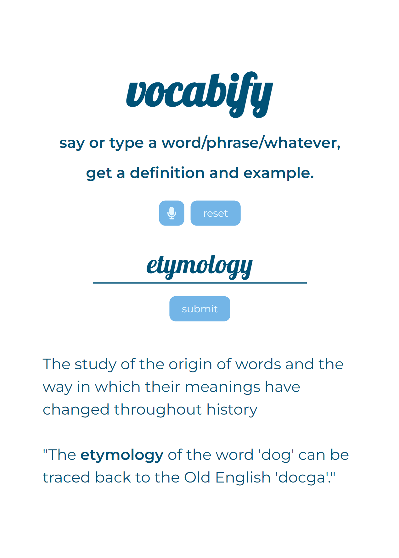 vocabify